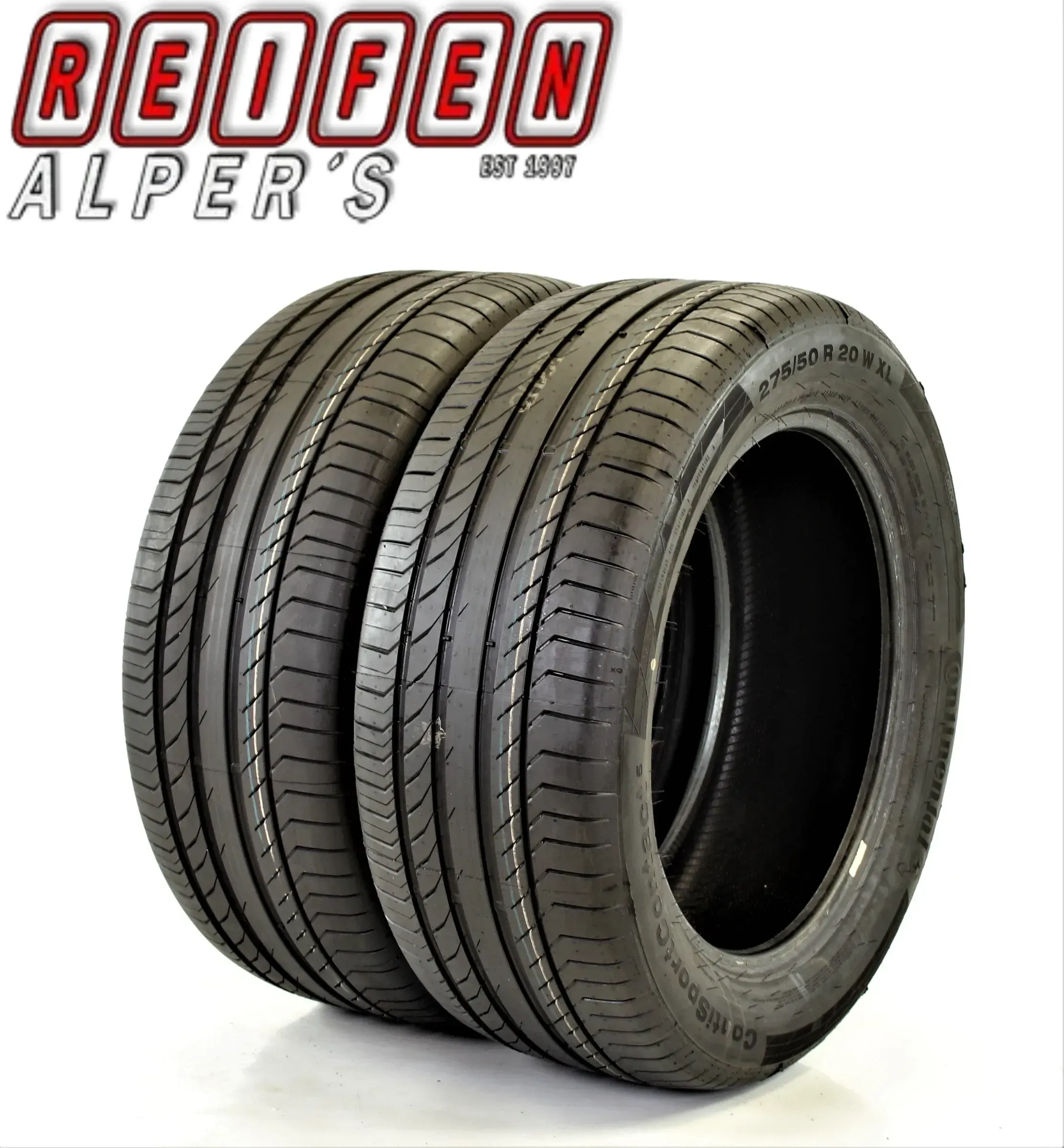 2x Sommerreifen 275/50 R20 113W Continental Sportcontact 5 SUV aus2022 NEU - Bild 1