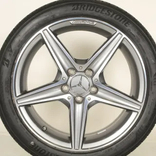 Mercedes C Klasse AMG W205 S205 C205 A205 18zoll SOMMERRÄDER A2054011100 orig, - Bild 4