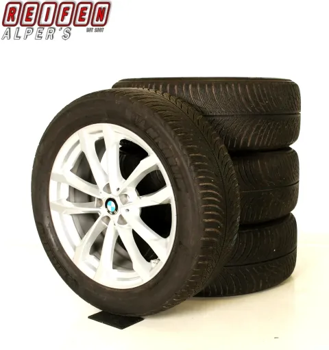 Background image for Original BMW X3 G01 X4 G02 691 6877325 19 Zoll V Speiche Winterräder + RDKS 6877325 Silber //6,5mm