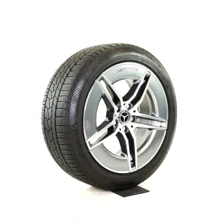 Original Mercedes E Klasse AMG W214 S214 19zoll WINTERRÄDER A2144010300/400 + RDKS  Bicolor (grau / glanzgedreht) 8,3mm - Bild 5