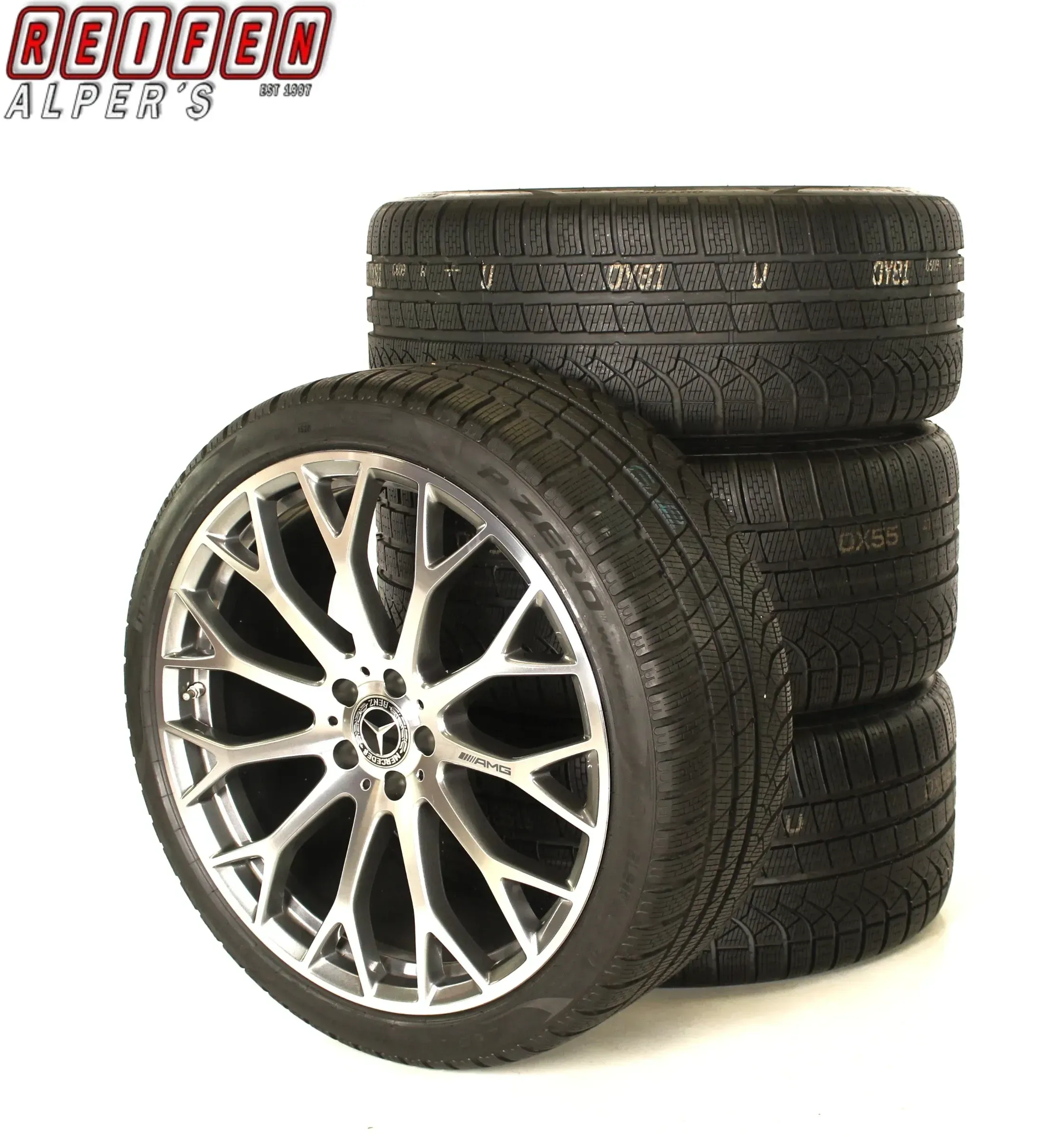 Mercedes SL AMG Felgen 21 Zoll R232 SOMMERRÄDER A2324012700 A2324012800 TOP - Bild 1