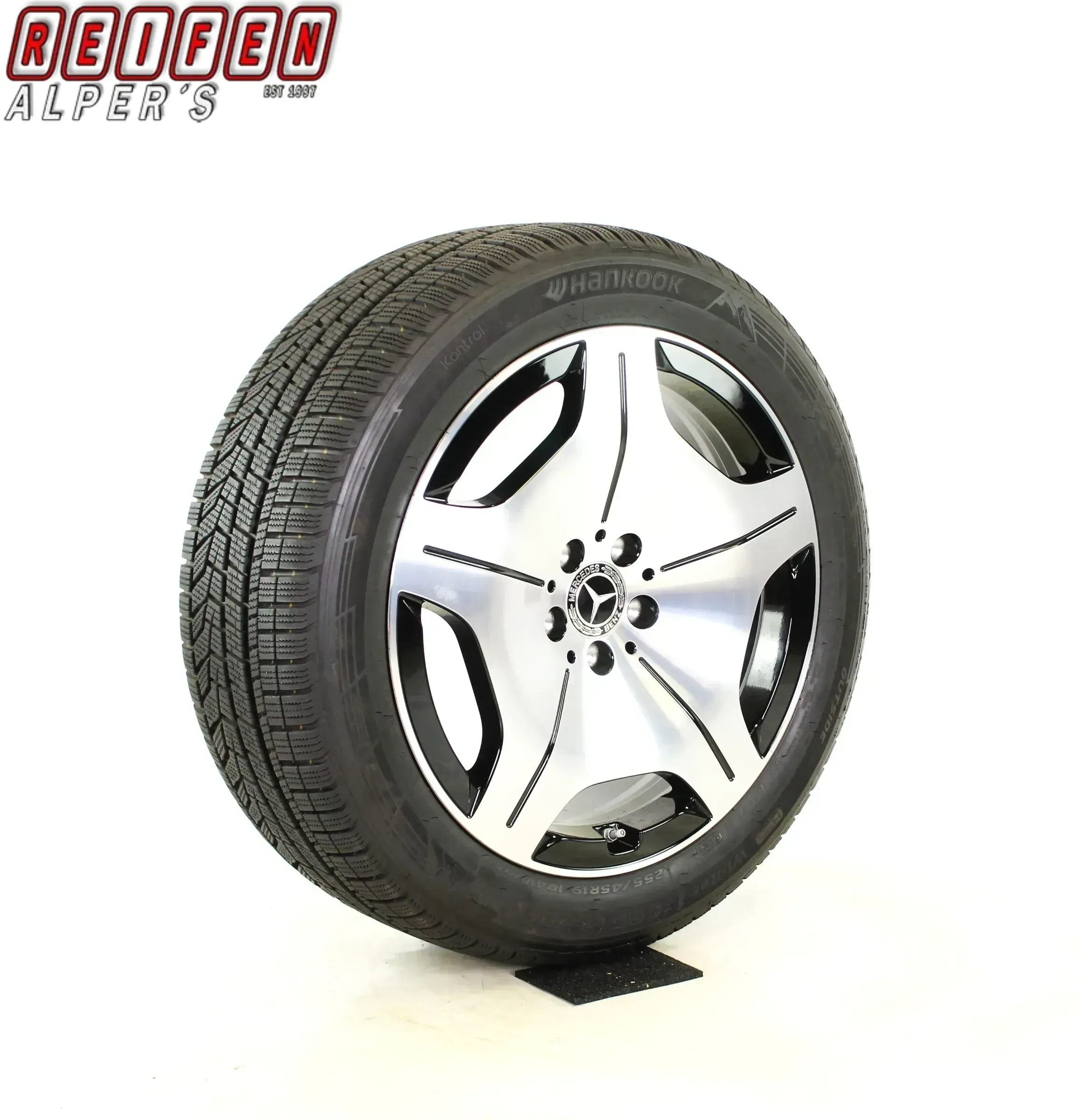 Original Mercedes S Klasse W223 V223 Maybach 19zoll Winterräder + RDKS A2234016900 Schwarz, Hochglanzpoliert - Bild 1