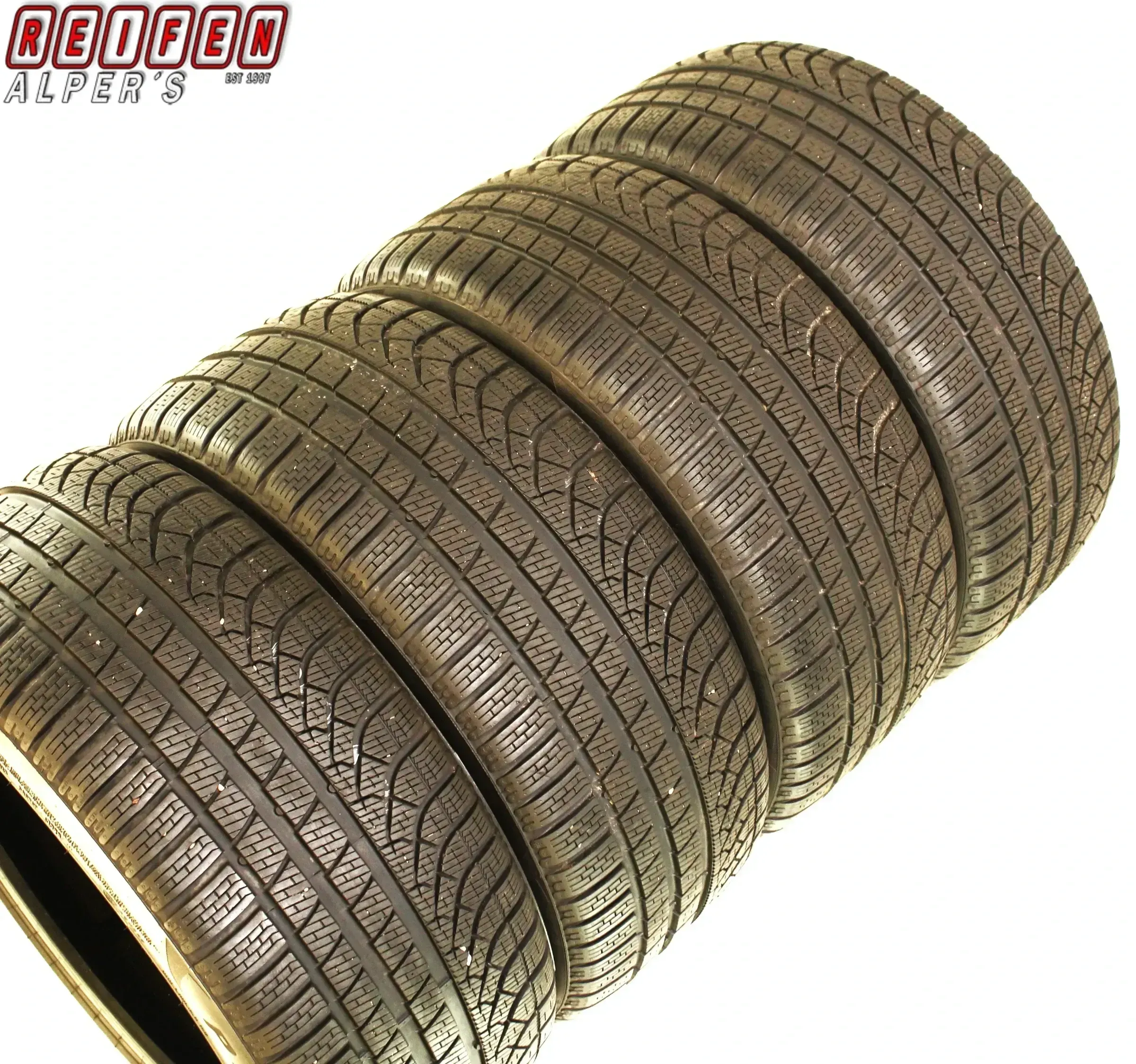 4x 255/45 R19 104V XL Silent PIRELLI PZERO WINTER XL MFS T0 PNCS, ELECT BSW M+S 3PMSF 30kw2025 ca,100km gelaufen - Bild 1