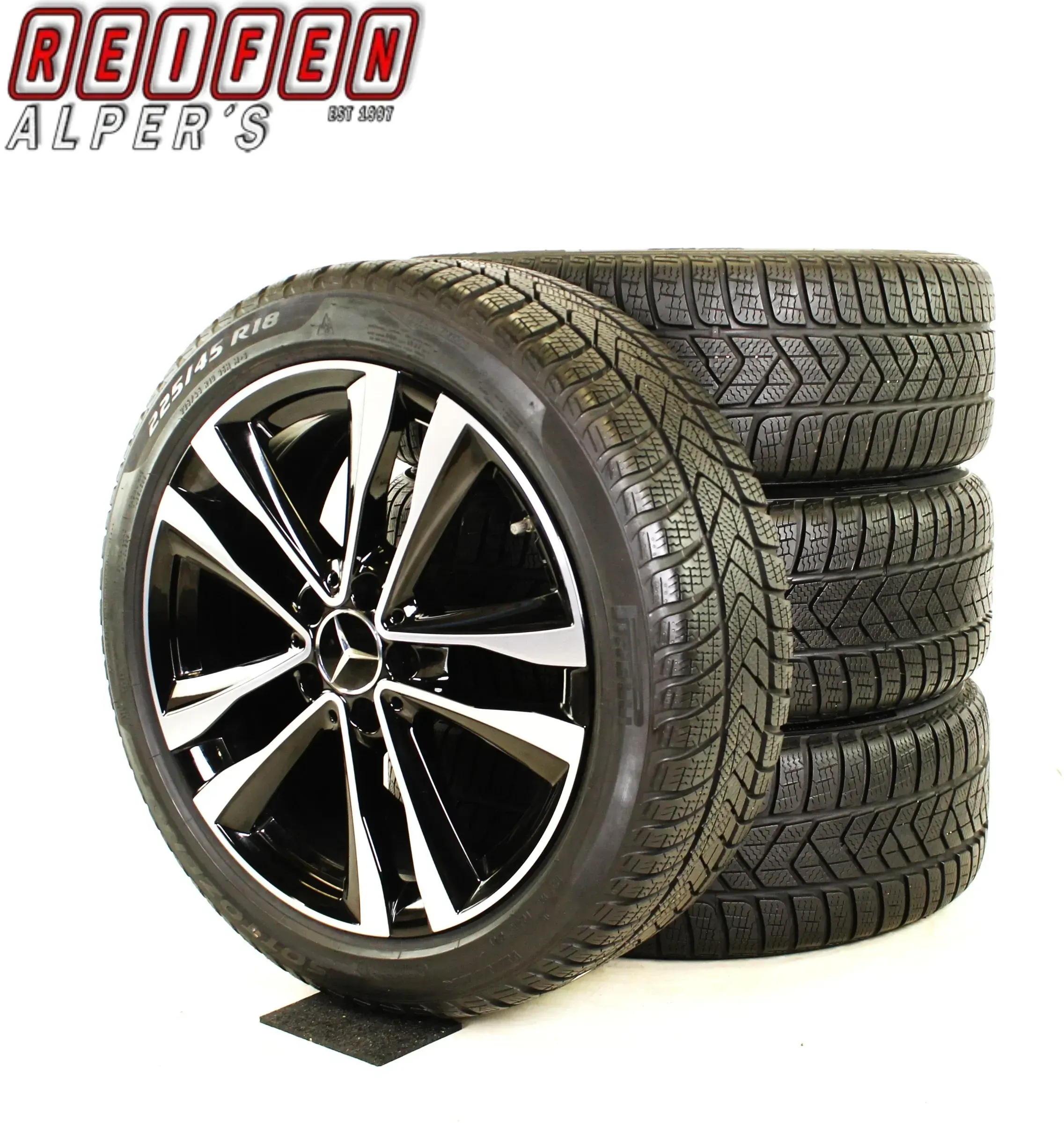 Mercedes A B CLA W177 W247 X118 18zoll WINTERRÄDER A1774012700 rdk - Bild 1