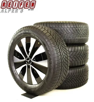 Original Mercedes V Klasse W447 EQV 17zoll Winterräder 17 Zoll + RDKS A4484011100//A4474015200 schwarz-glanzgedreht - Bild 3