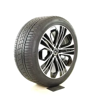 Original Mercedes E Klasse W214 S214 19 Zoll Winterräder + RDKS A2144012300/2400 7X23-W214 Schwarz//Hochglanzpoliert 8,5mm (neuwertig) - Bild 4