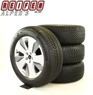 Original 19 Zoll AUDI SPORT e-tron 4KE (2018-20**) Winterräder 4KE601025L Schwarz//Silber 6mm - Bild 1