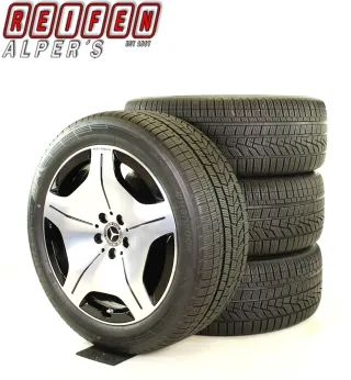 Original Mercedes S Klasse W223 V223 Maybach 19zoll Winterräder + RDKS A2234016900 Schwarz, Hochglanzpoliert - Bild 3