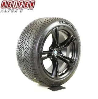 BMW M5 F90 M8 F91 F92 7857075-7857076 M705 19 Zoll Winterräder + RDKS  Schwarz//Matt 6mm Original - Bild 5