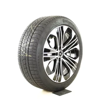 Original Mercedes E Klasse W214 S214 19 Zoll Winterräder + RDKS A2144012300/2400 7X23-W214 Schwarz//Hochglanzpoliert 8,5mm (neuwertig) - Bild 7