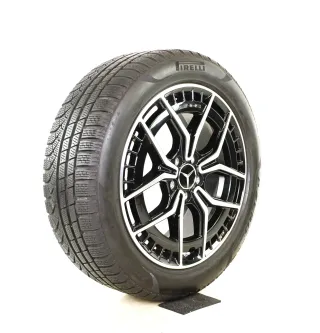 Original Mercedes EQA H243 EQB X243 AMG 19zoll WINTERRÄDER 19 Zoll + RDKS A2434010500 Schwarz/Hochglanzpoliert - Bild 7