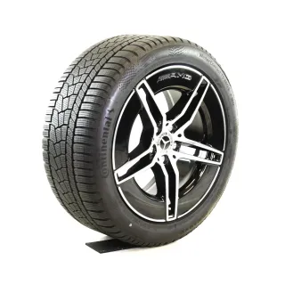 Original Mercedes E Klasse AMG W214 S214 19zoll WINTERRÄDER A2144010300/400 + RDKS  Bicolor (grau / glanzgedreht) 8,3mm - Bild 3