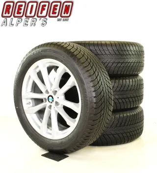 BMW X3 G01 X4 G02 691 6877325 19 Zoll V Speiche Winterräder + RDKS 6877325 Silber Original - Bild 3