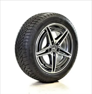 Mercedes EQC N293 AMG A2934010700 19 Zoll Winterräder + RDKS Grau/Hochglanzpoliert 8mm Original - Bild 8
