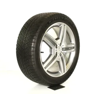 Original Mercedes GLE ML W166 W164 AMG 20zoll WINTERRÄDER A1664010000 5-Speichen + RDKS  grau/glanzgedreht - Bild 6