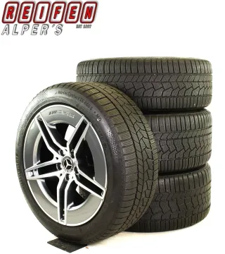 Original Mercedes E Klasse AMG W214 S214 19zoll WINTERRÄDER A2144010300/400 + RDKS  Bicolor (grau / glanzgedreht) 8,3mm - Bild 2