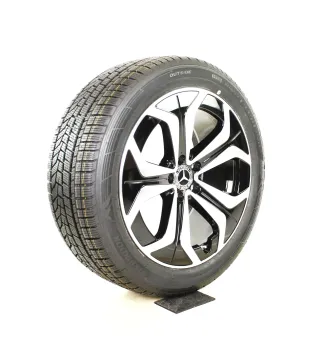 Original Mercedes E Klasse ALL TERRAIN 19zoll X214 S214 WINTERRÄDER 19 Zoll A2144014000 schwarz/glanz/hochglanzpoliert - Bild 5