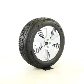 Original 19 Zoll AUDI SPORT e-tron 4KE (2018-20**) Winterräder 4KE601025L Schwarz//Silber 6mm - Bild 2