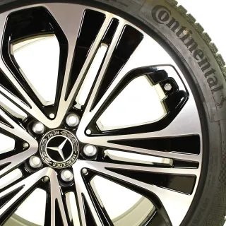 Original Mercedes E Klasse W214 S214 19 Zoll Winterräder + RDKS A2144012300/2400 7X23-W214 Schwarz//Hochglanzpoliert 8,5mm (neuwertig) - Bild 6