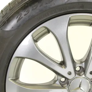 Original Mercedes GLC X253 C253 18 Zoll 10-Speichen-Rad Winterräder + RDKS A2534011500 Grau 7,2MM wie NEU - Bild 6
